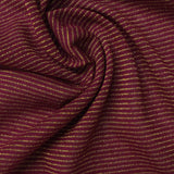Gold Horizontal-Stripe Knit