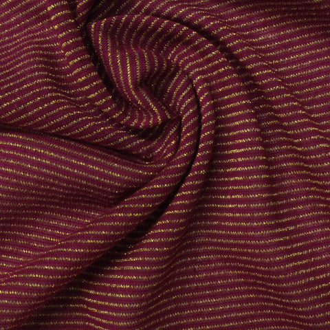 Gold Horizontal-Stripe Knit