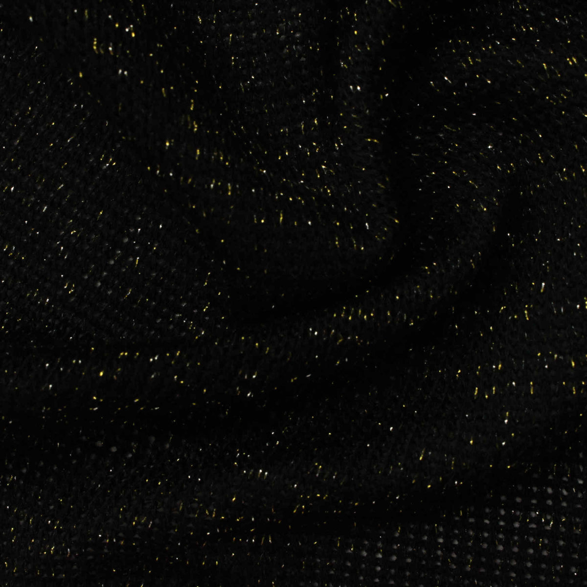 Black Marl Chunky Knit, Polyester, 170 gsm
