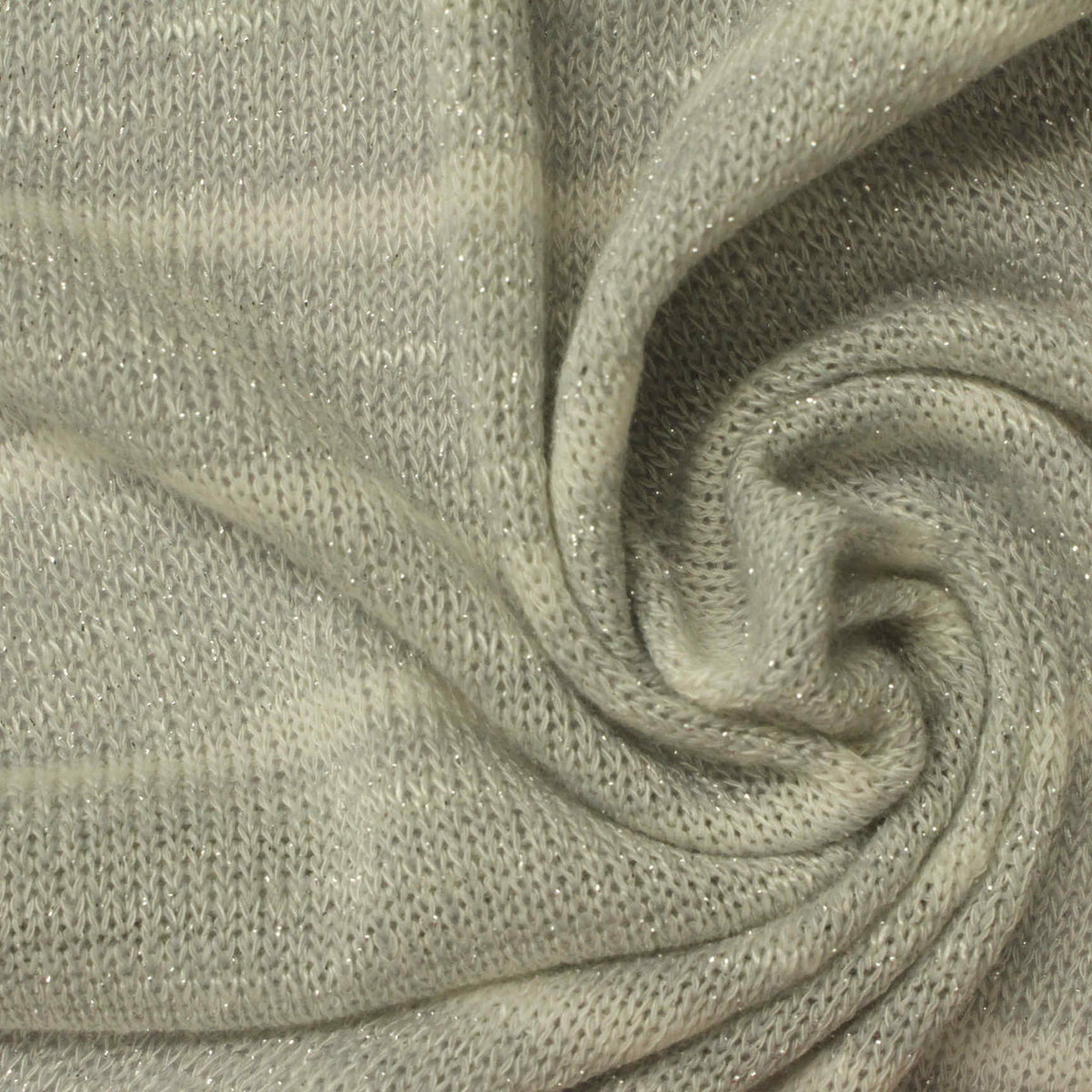 Heathered Grey Sparkle Chunky Knit