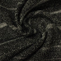 Charcoal Horizontal-Stripe Chunky Knit, Polyester, 178 gsm