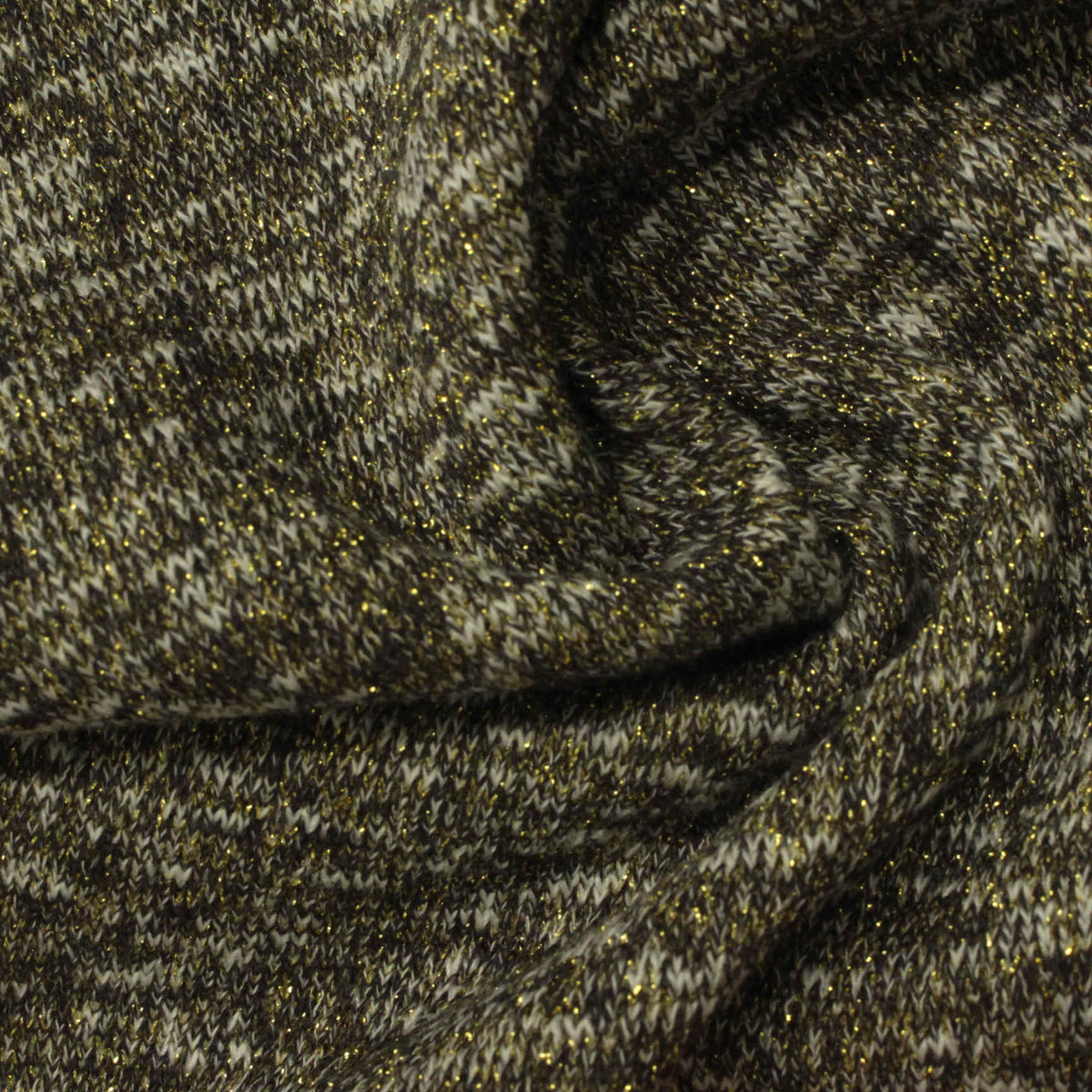 Dark Brown Marl French Terry