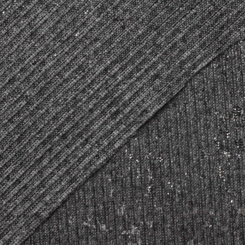 Heather Grey Marl Chunky Knit, Polyester, 190 gsm