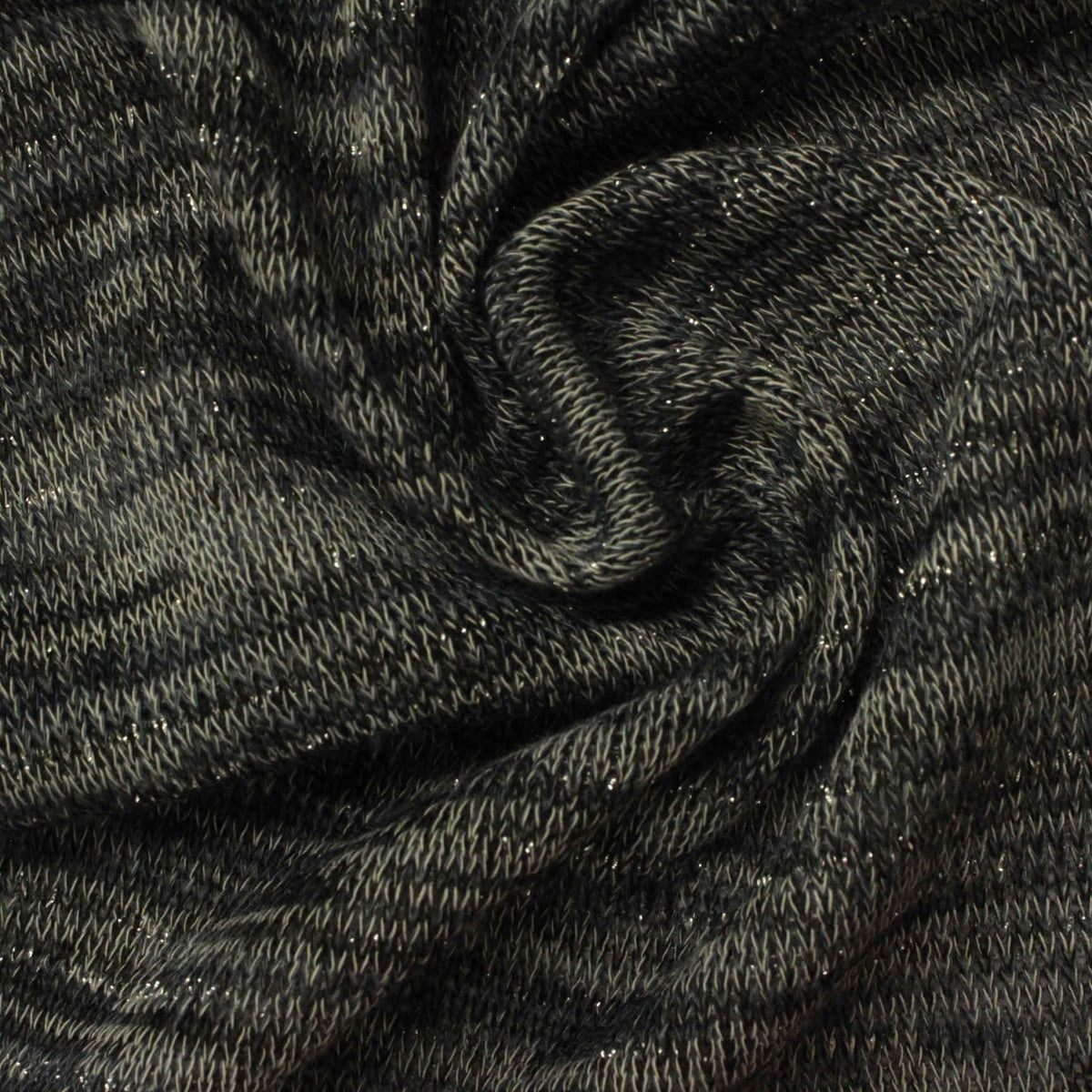 Chunky Knit Fabric, 170 gsm, 160 cm — Grey, ref EF-222443