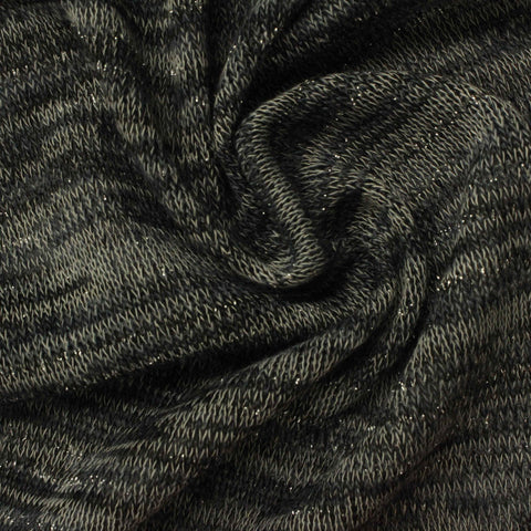 Chunky Knit Fabric, 170 gsm, 160 cm — Grey, ref EF-222443