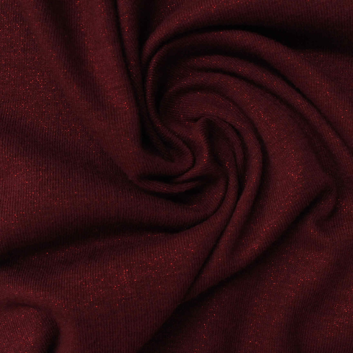 Burgundy Marl Jersey Knit, Cotton