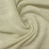 Chunky Knit Fabric, 207 gsm, 155 cm — White