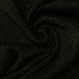 Gold Stripes Jersey Knit, Cotton