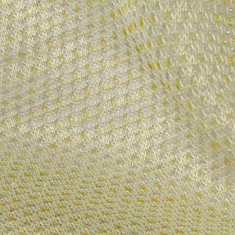 Cream Marl Mesh, Poly-Metallic