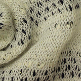 Cream Bands Chunky Knit — texture
