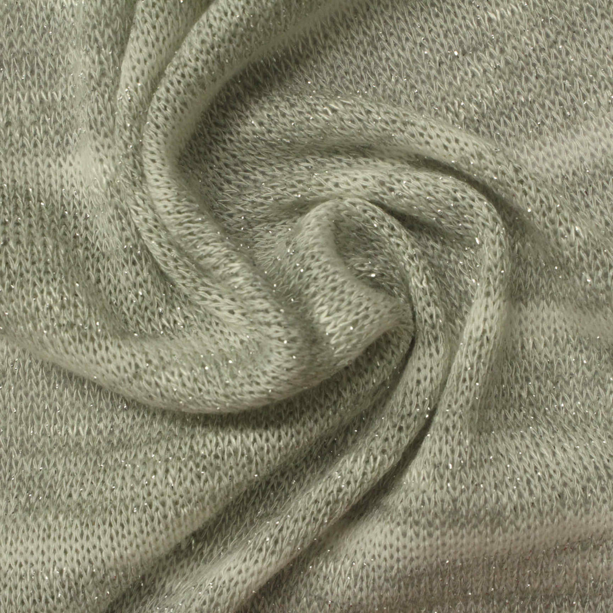 Light Grey Marl Chunky Knit, 206 gsm, 155 cm, ref EF-222466