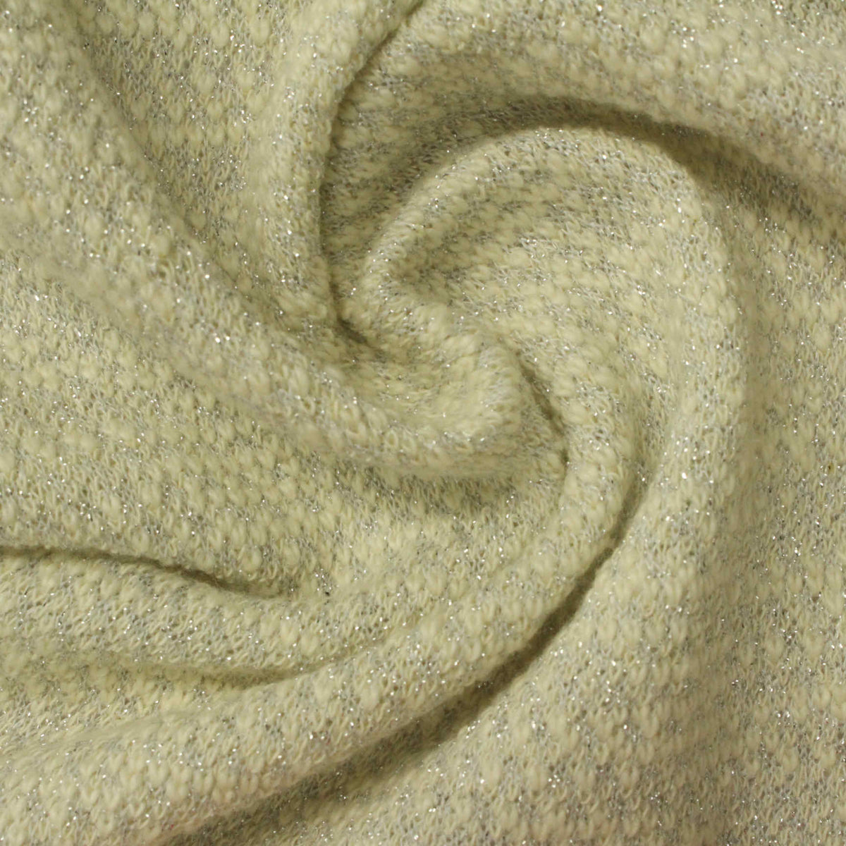 Light Cream Marl Chunky Knit, 238 gsm