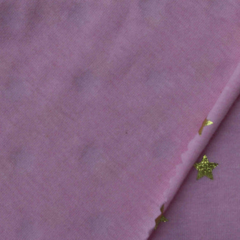 Gold Stars Knit, Cotton-Poly