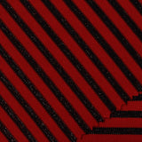 Red Glitter-Stripe Knit