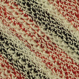 Red Horizontal-Stripe Knit, Cotton-Poly — texture