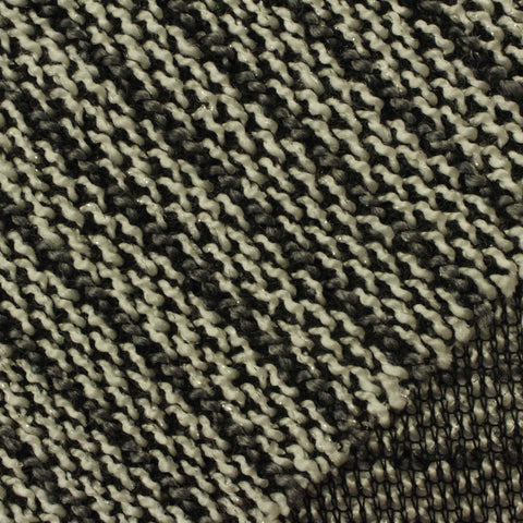 Black Houndstooth Knit, Acrylic-Poly