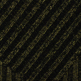Black Diagonal-Grid Jacquard