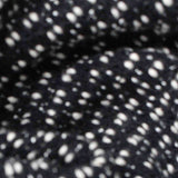 Black Marl Chunky Knit, Poly-Cotton — texture