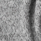 Heathered Grey Marl Chunky Knit, Polyester — texture