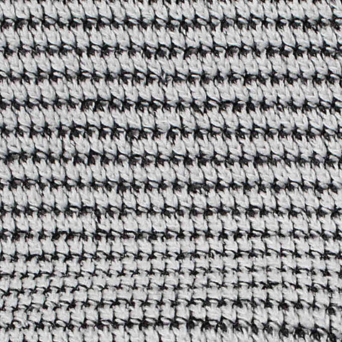 Black Geometric Chunky Knit, Polyester, 302 gsm