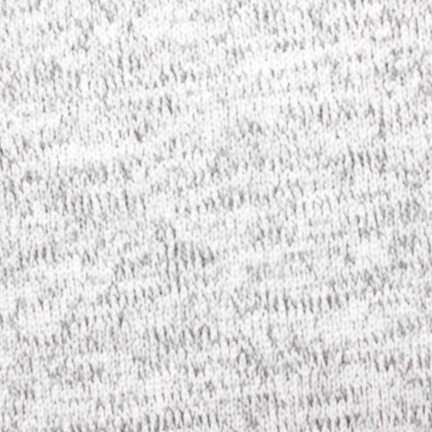 Light Grey Heathered-Marl Chunky Knit, Polyester, 250 gsm