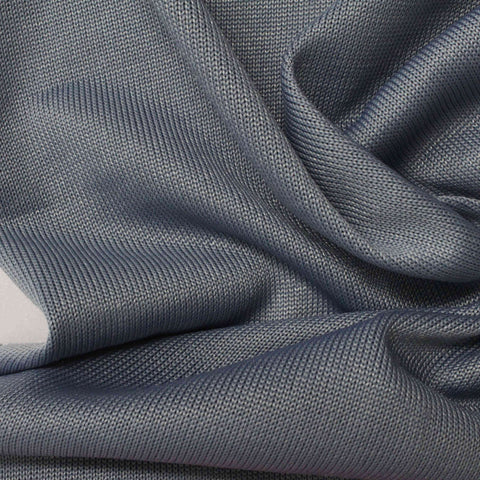 Blue-Grey Marl Chunky Knit, Polyester