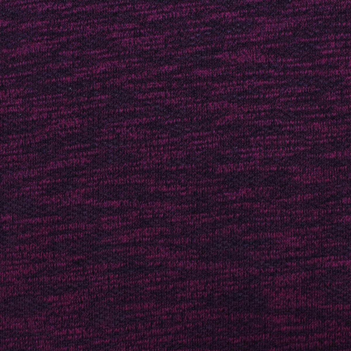 Dark Purple Marl Chunky Knit, Cotton-Poly