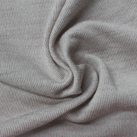 Light Grey Marl Chunky Knit, Polyester, 216 gsm