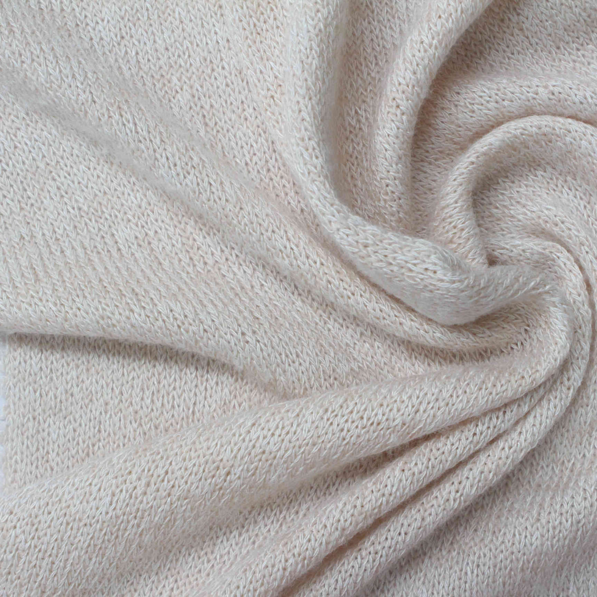 Off-White Chunky Knit, Viscose-Poly