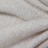 Viscose Polyester Stretch Chunky Knit Fabric, 142 gsm, 180 cm — Beige — texture