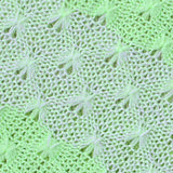 Jacquard Viscose Polyester Chunky Knit Fabric, 165 gsm, 155 cm — Green — texture