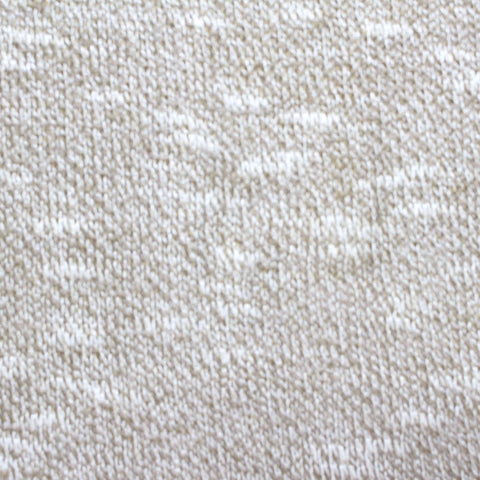 Light Beige Marl Chunky Knit, Viscose-Poly, 200 gsm