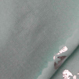 Silver Flowers Jersey Knit, Cotton-Poly — texture
