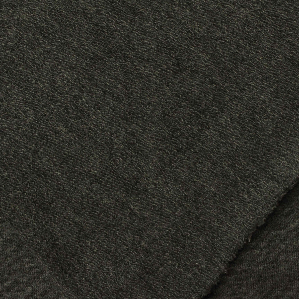 Dark Grey Marl Knit, Cotton, 226 gsm