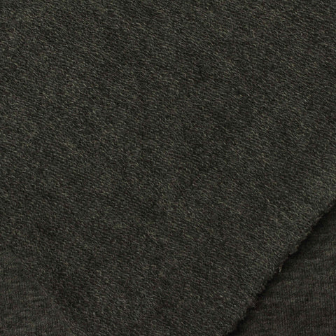 Dark Grey Marl Knit, Cotton, 226 gsm