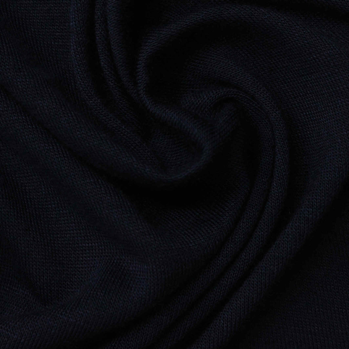 100% Viscose Jersey Knit Fabric, 122 gsm, 180 cm — Navy