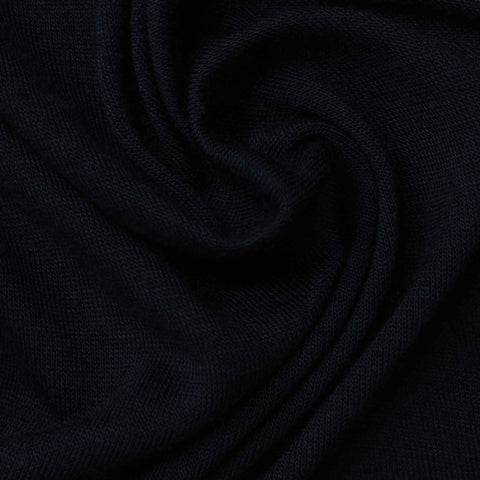 100% Viscose Jersey Knit Fabric, 122 gsm, 180 cm — Navy