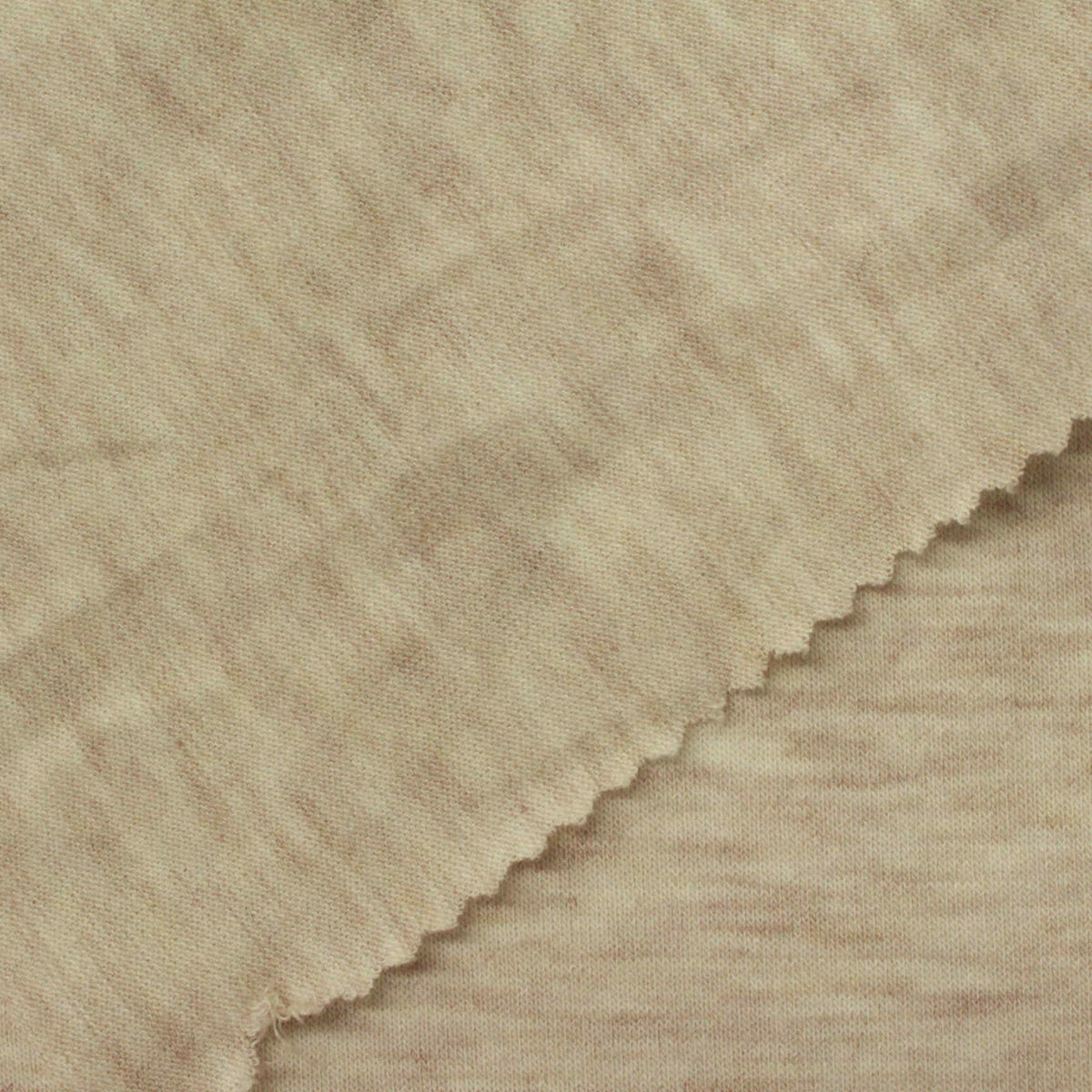 Light Beige Marl Jersey Knit, 132 gsm