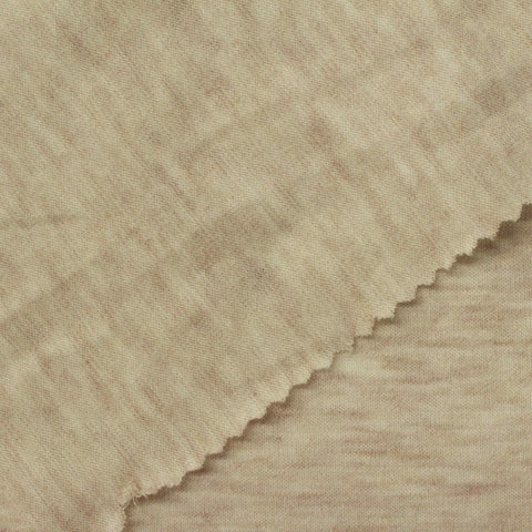 Light Beige Marl Jersey Knit, 132 gsm