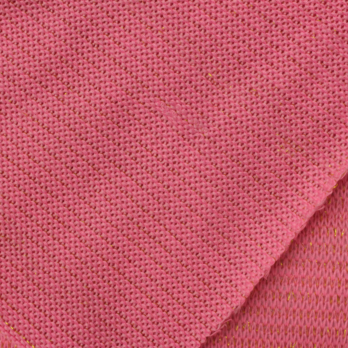 Pink Marl Chunky Knit, Polyester, 165 gsm