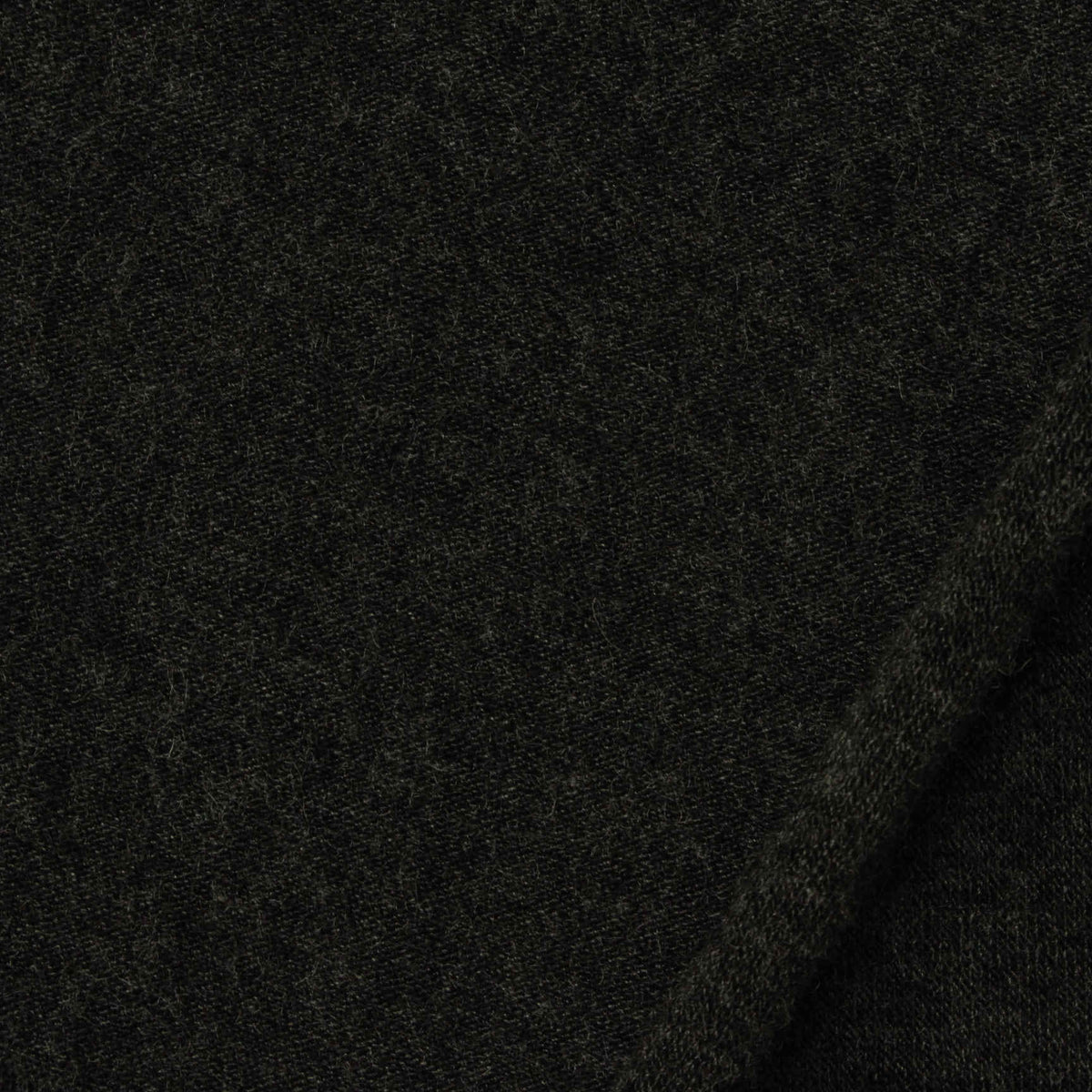 Dark Green Heathered-Marl Jersey Knit