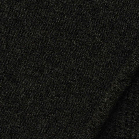 Dark Green Heathered-Marl Jersey Knit