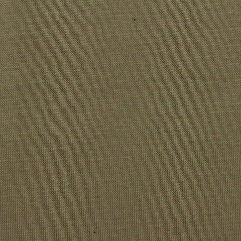 100% Cotton Jersey Knit Fabric, 134 gsm, 155 cm — Khaki, ref EF-222706