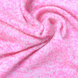 Pink Marl Chunky Knit, Viscose-Poly