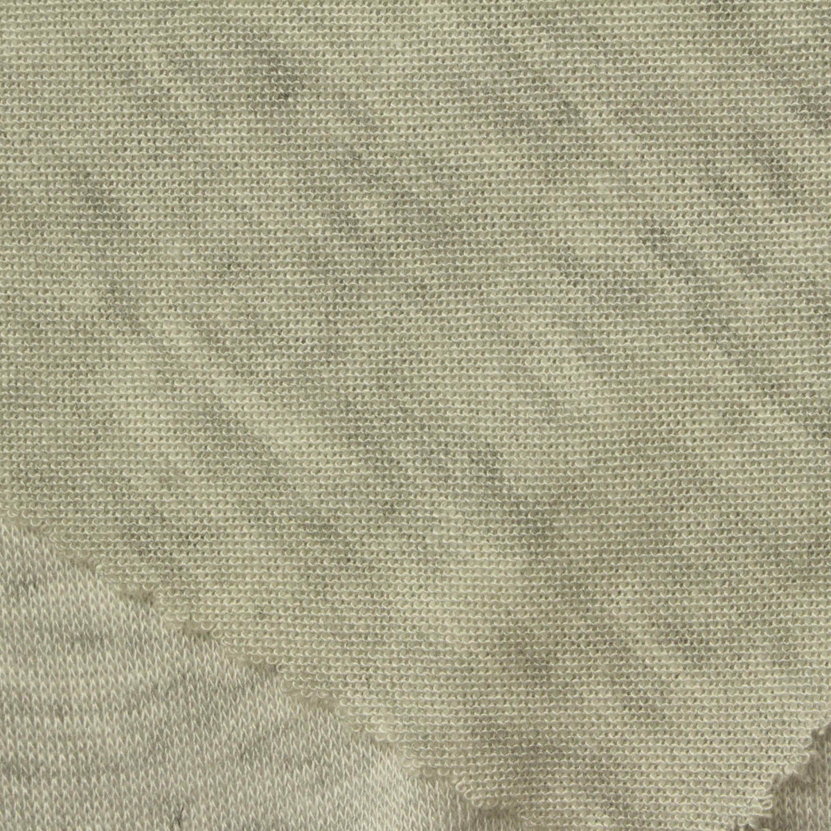 Light Green Flecks Jersey Knit, Viscose