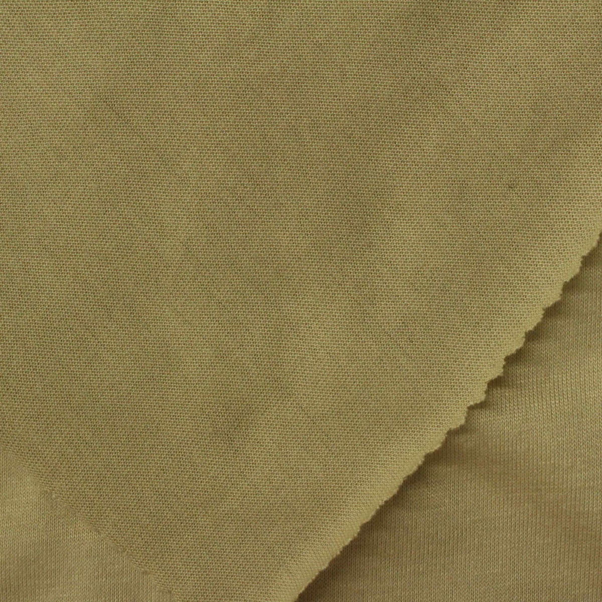 Polyester Viscose Jersey Knit Fabric, 127 gsm, 180 cm — Khaki