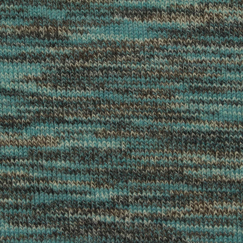 Blue Heather Chunky Knit, Poly-Viscose