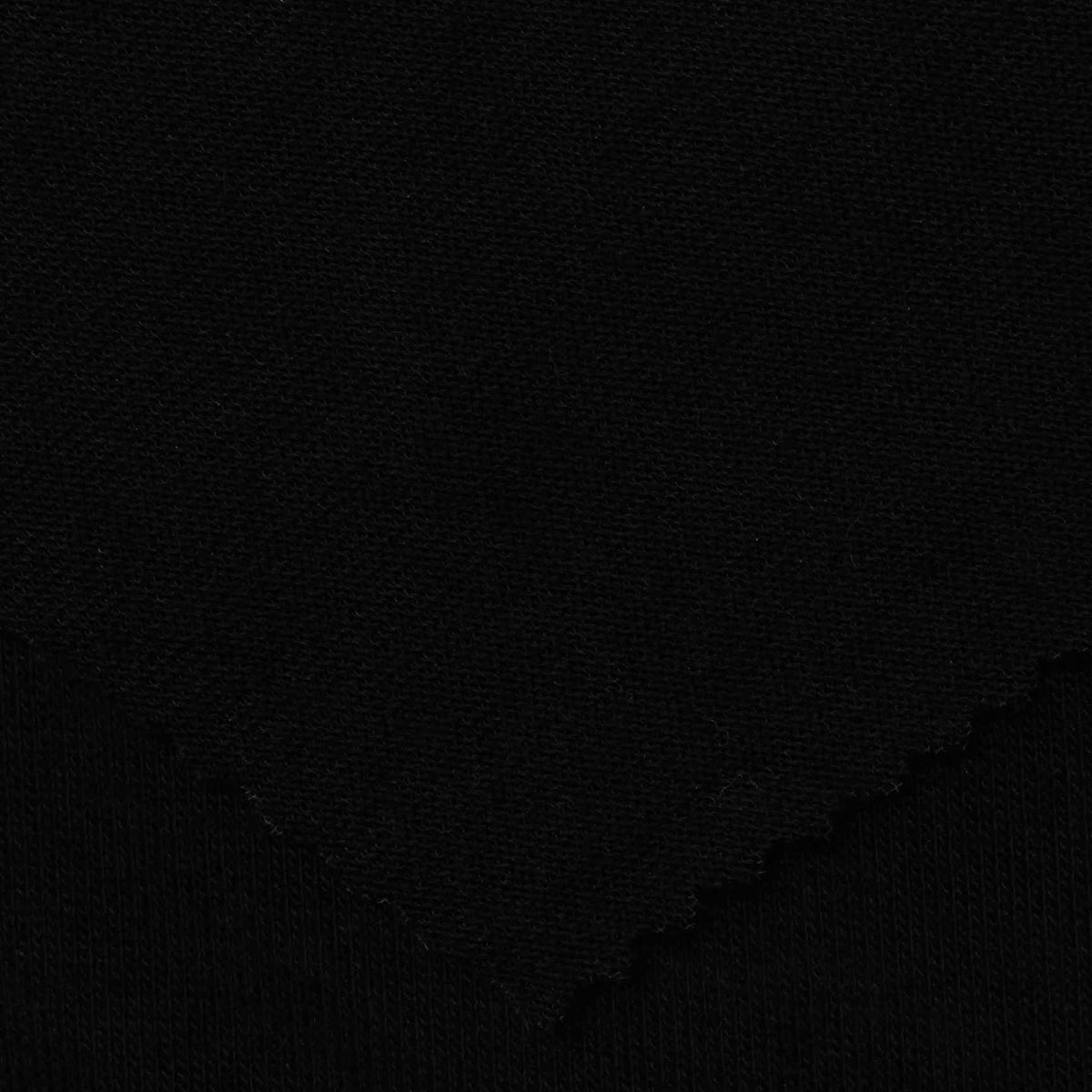 Viscose Stretch Jersey Knit Fabric, 130 gsm, 165 cm — Black