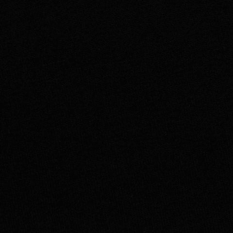 Brushed Viscose Stretch Jersey Knit Fabric, 177 gsm, 165 cm — Black