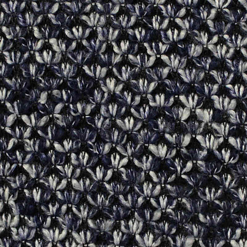 Dark Blue Marl Jacquard, Polyester, 370 gsm